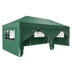 Paviljoen 6x3m met Zijwanden en Ramen